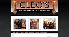 Desktop Screenshot of cleossalon.net